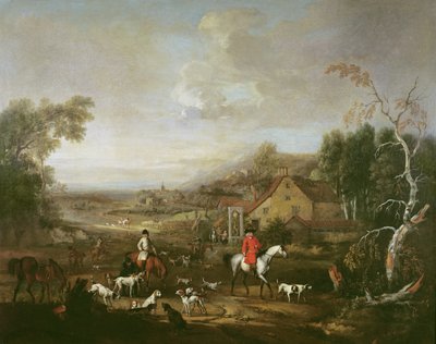Mr Jemmet Browne at a Meet by Peter Tillemans